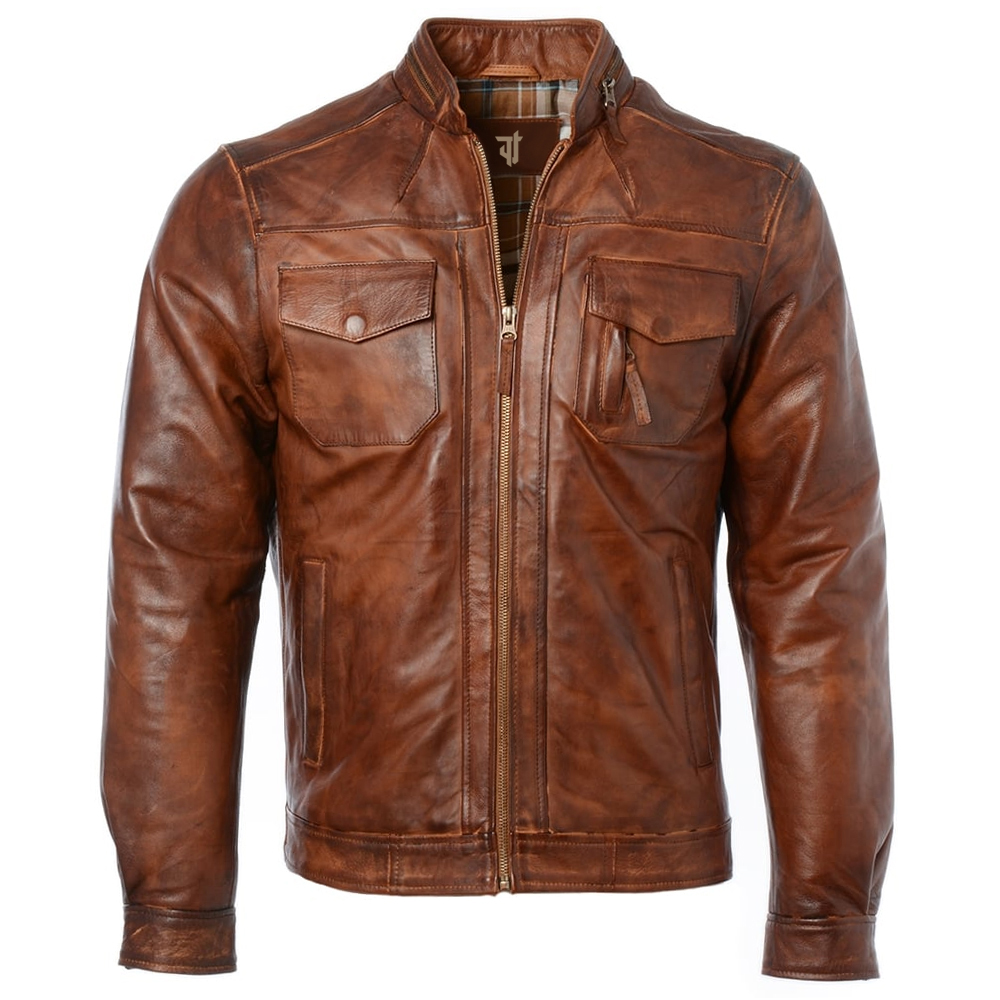 MEN LEATHER FASHION JACKETS