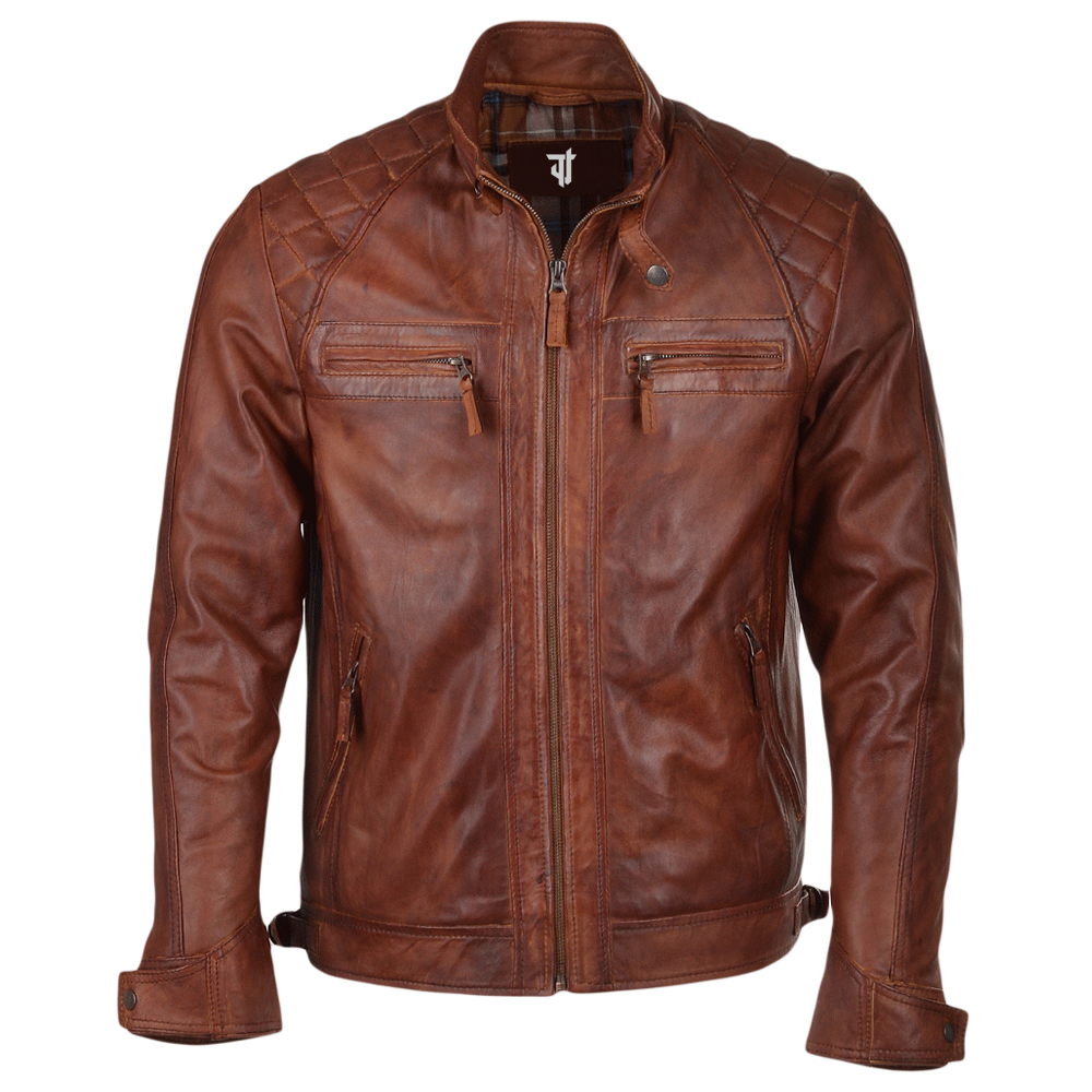 MEN LEATHER FASHION JACKETS